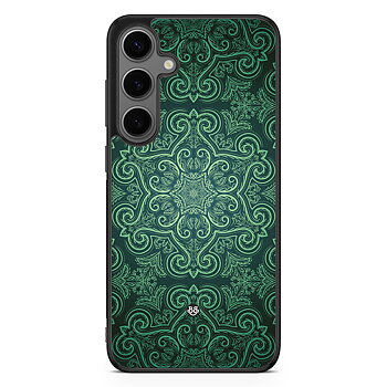 Samsung Galaxy S24 Plus Case - Green Retro Pattern