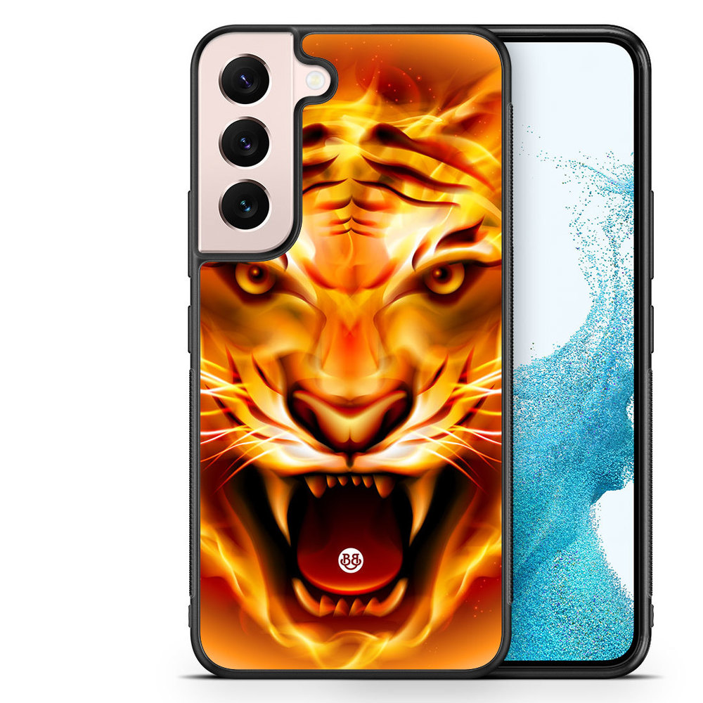 Samsung Galaxy S22 5G Case - Flames Tiger