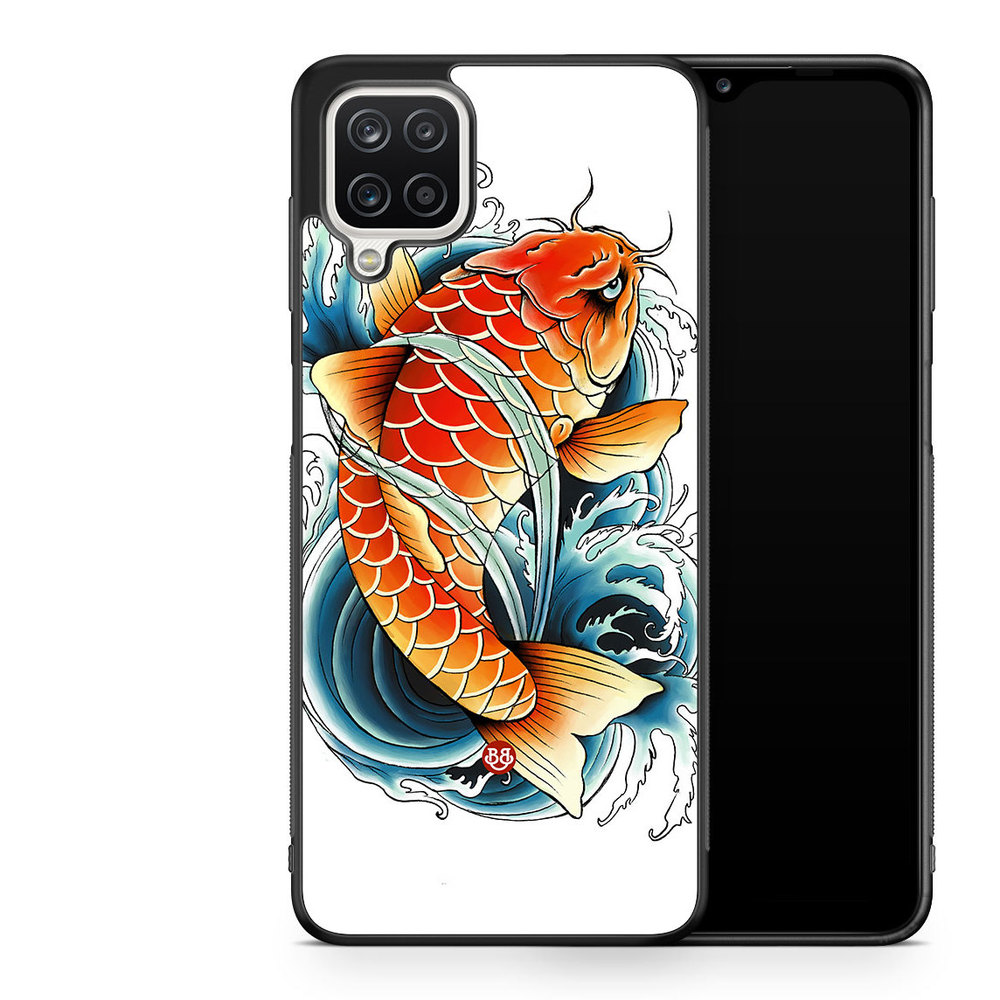 Samsung Galaxy A12 Case - Koi Fish
