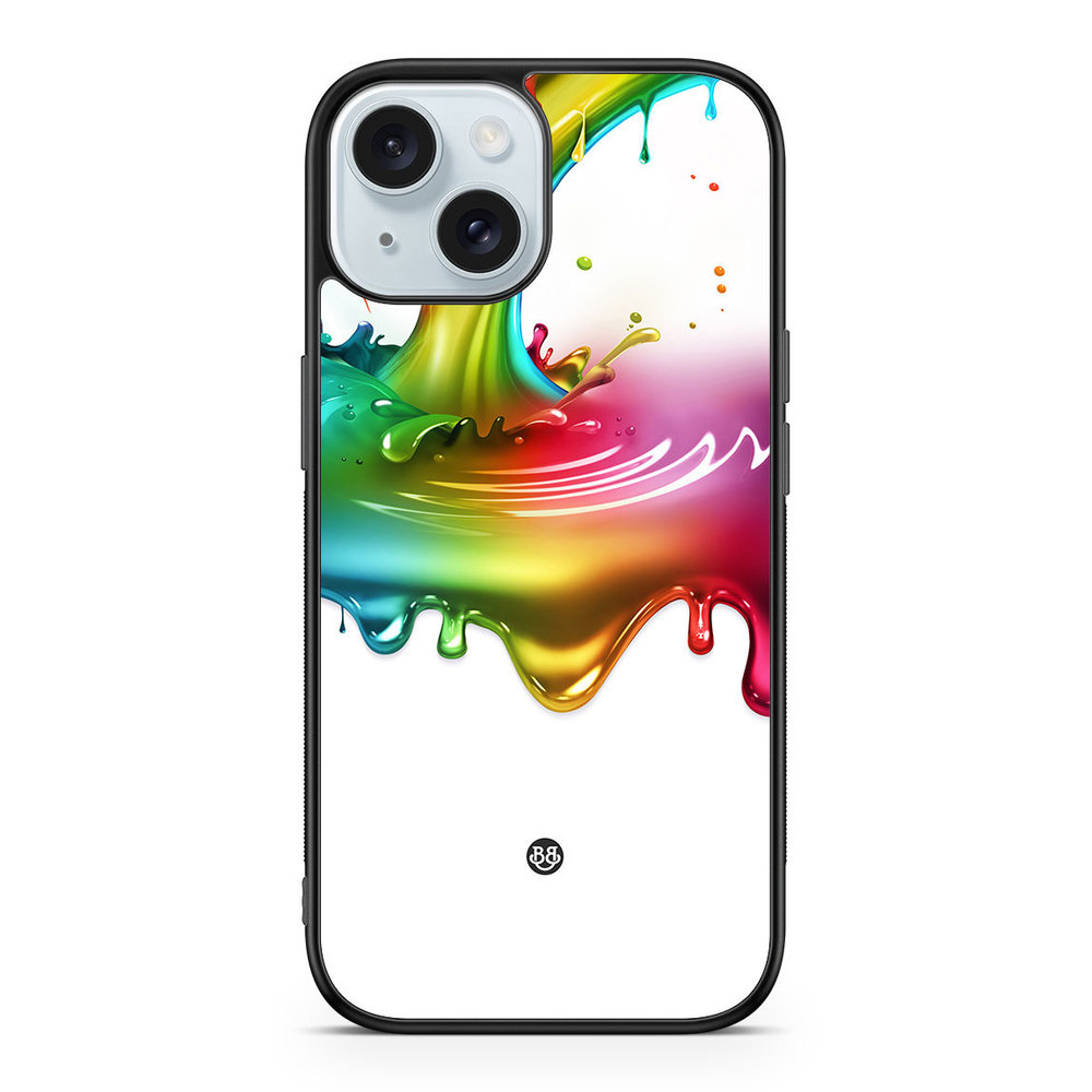 iPhone 15 Case - Rainbow Splash