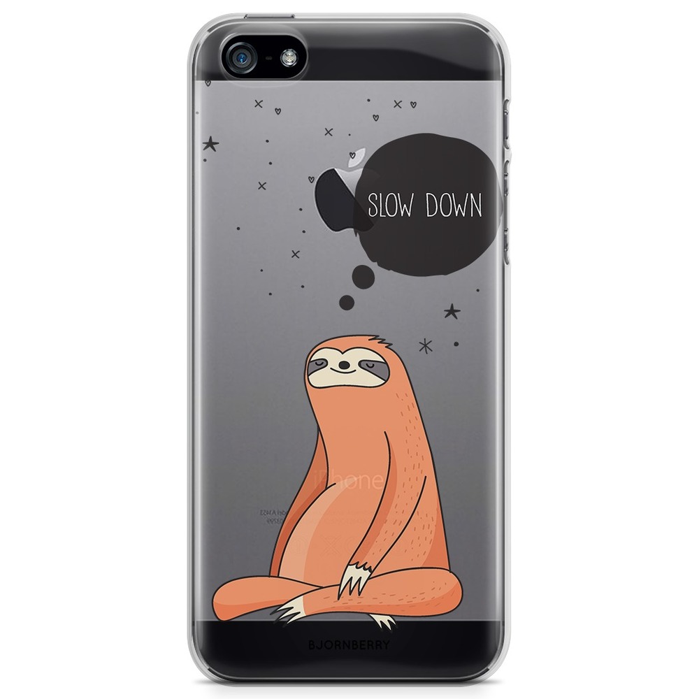 iPhone 5/5S/SE (2016) TPU Case - SLOW DOWN