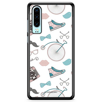 Huawei P30 Skal - Hipster Mönster