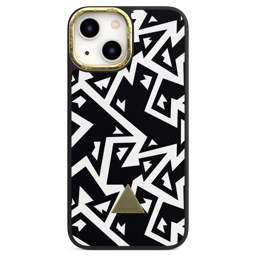 Naive iPhone 13 Mini Case - Monochrome