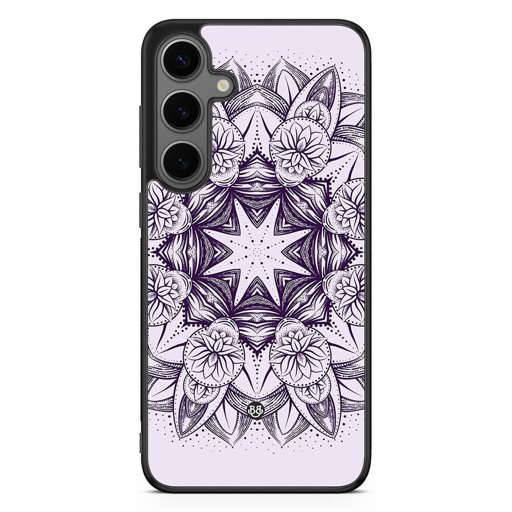 Samsung Galaxy S24 Plus Case - Purple Mandala