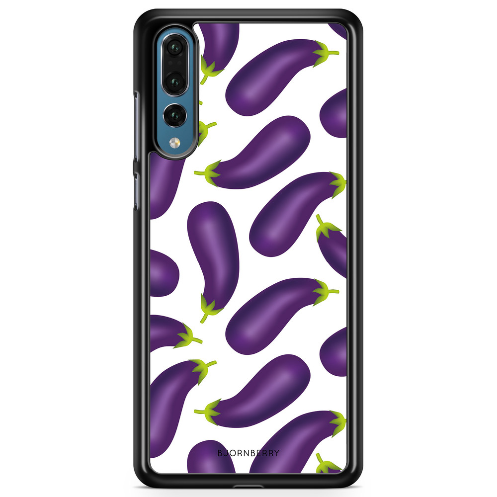 Huawei P20 Pro Case - Eggplant Pattern