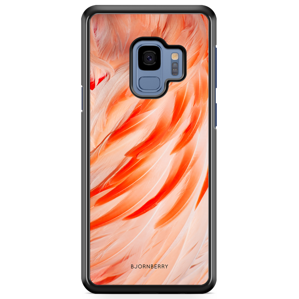 Samsung Galaxy S9 Case - Flamingo Feathers