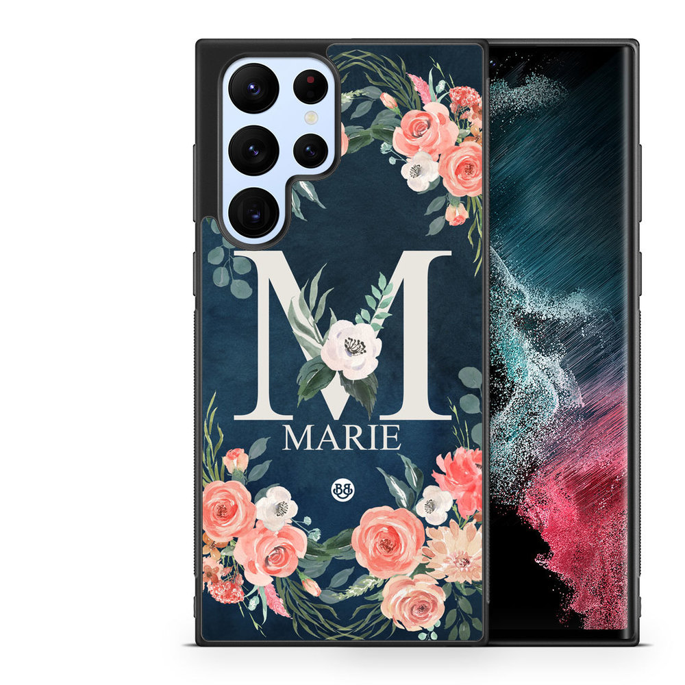 Samsung Galaxy S22 Ultra 5G Custom Case - Monogram Name