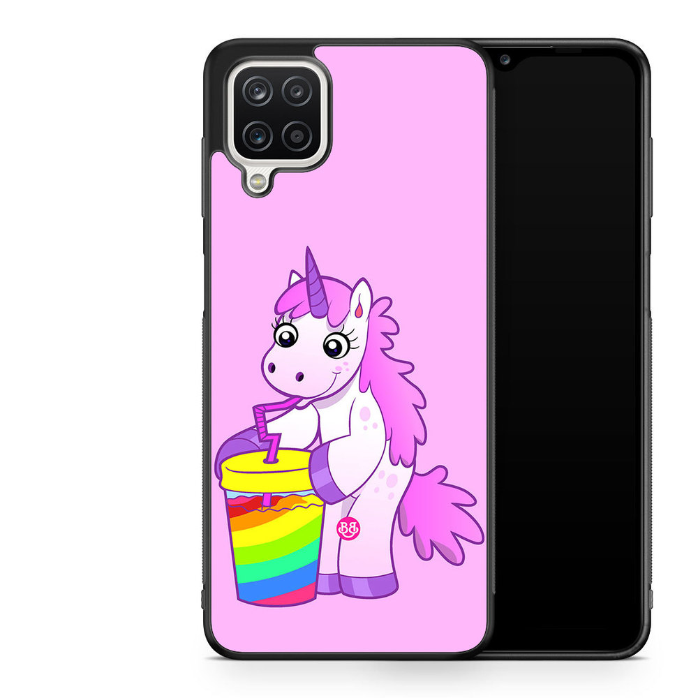 Samsung Galaxy A12 Case - Drinking Unicorn