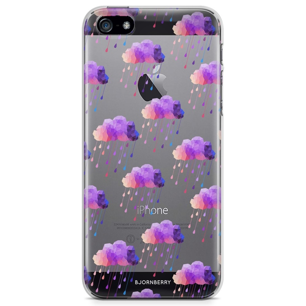 iPhone 5/5S/SE (2016) TPU Case - Retro cloud