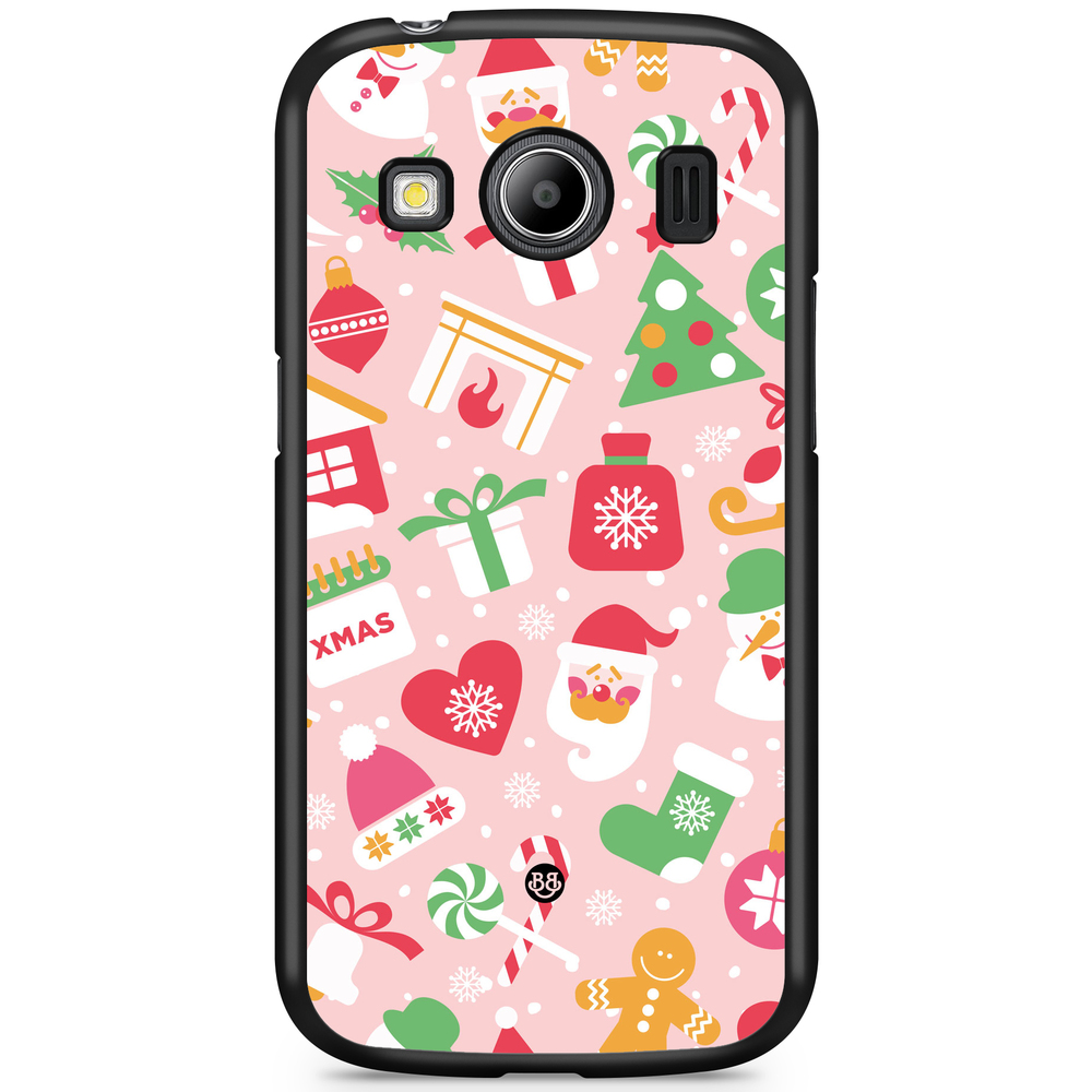 Samsung Galaxy Ace 4 Case - Pink Christmas