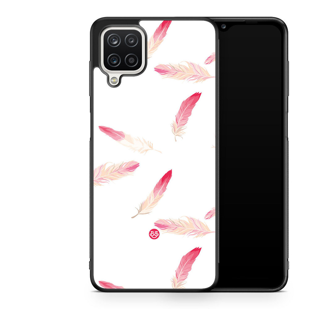 Samsung Galaxy A12 Case - Feathers