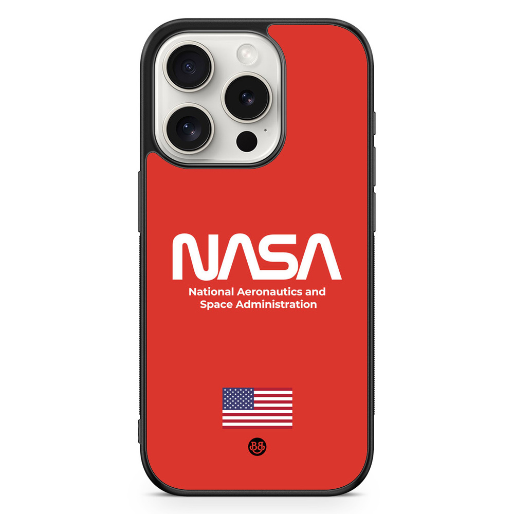 iPhone 15 Pro Case - NASA Worm Red