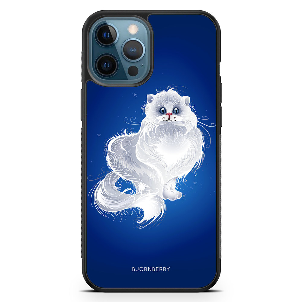 iPhone 12 Pro Case - White Cat