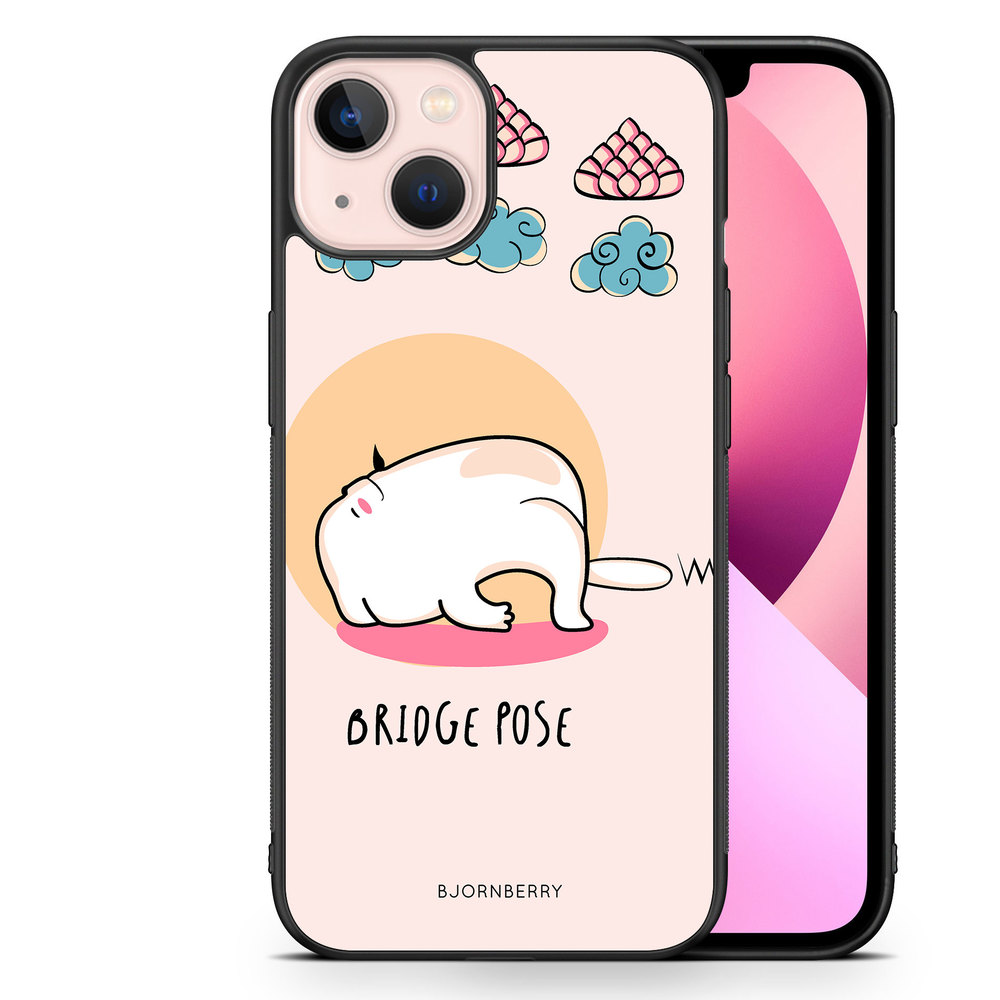 iPhone 13 Case - Yoga Cat Bridge Pose