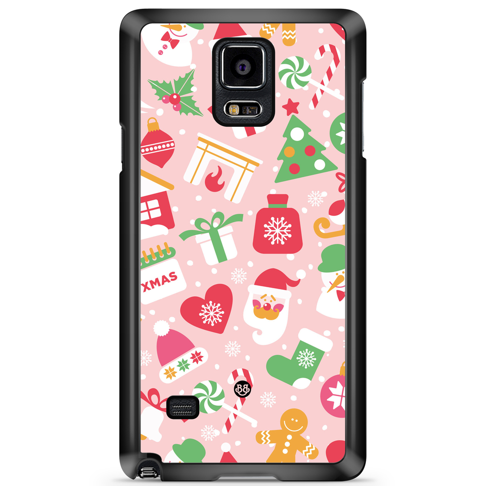 Samsung Galaxy Note 4 Case - Pink Christmas