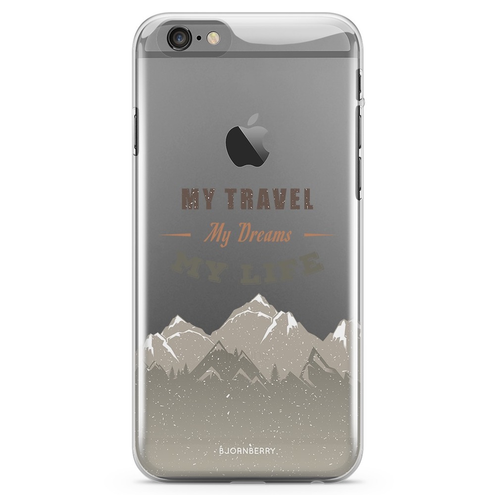 iPhone 6 Plus/6s Plus TPU Case - My Travels, My Life
