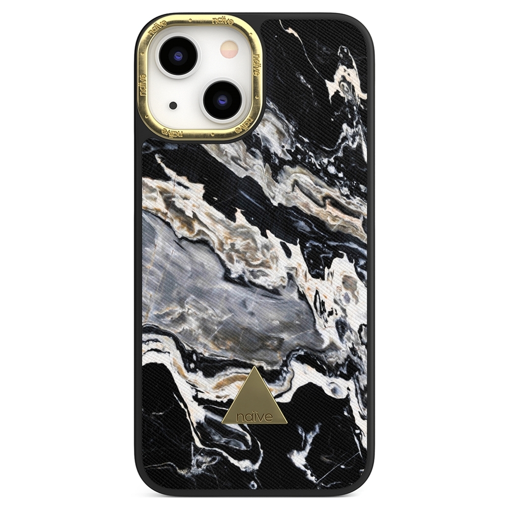 Naive iPhone 13 Mini Case - Marble Storm