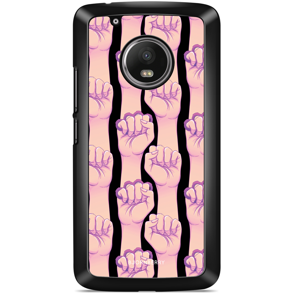Moto G5 Plus Case - Hand Pattern