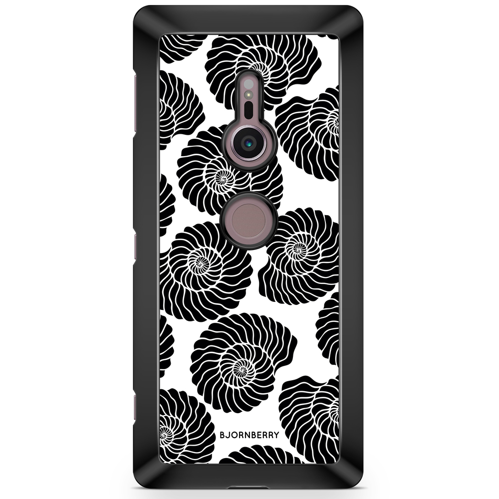 Sony Xperia XZ2 Case  - Seashell BW