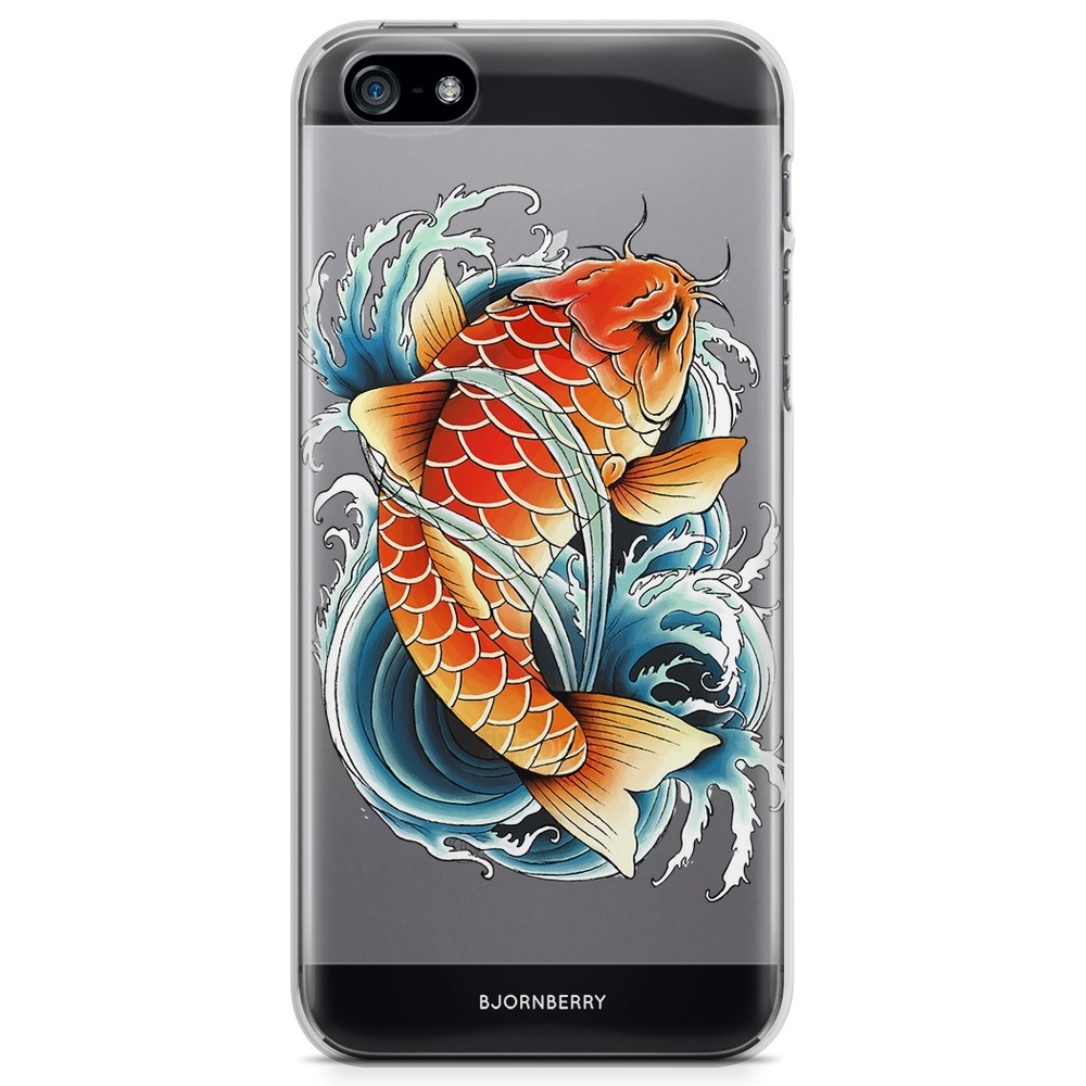 iPhone 5/5S/SE (2016) TPU Case - Koi Fish