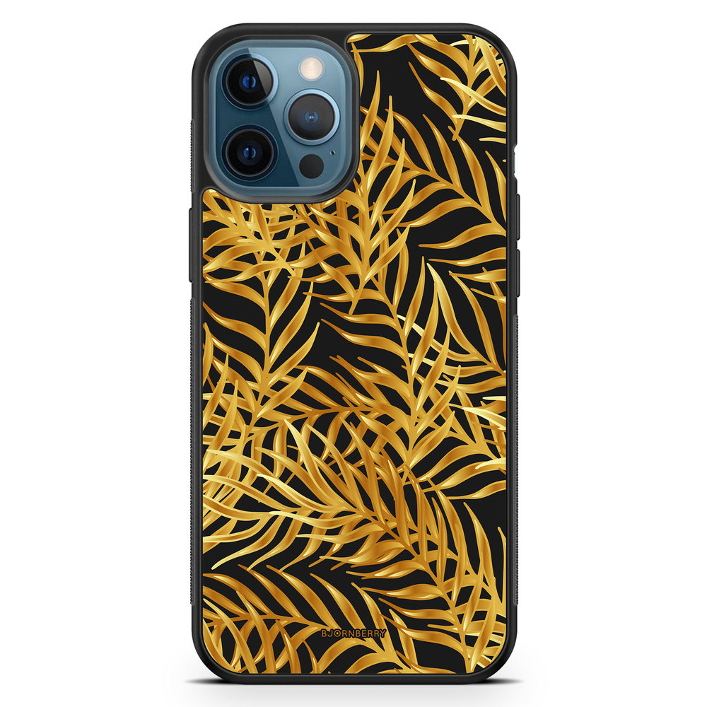 iPhone 12 Pro Case - Gold Palm