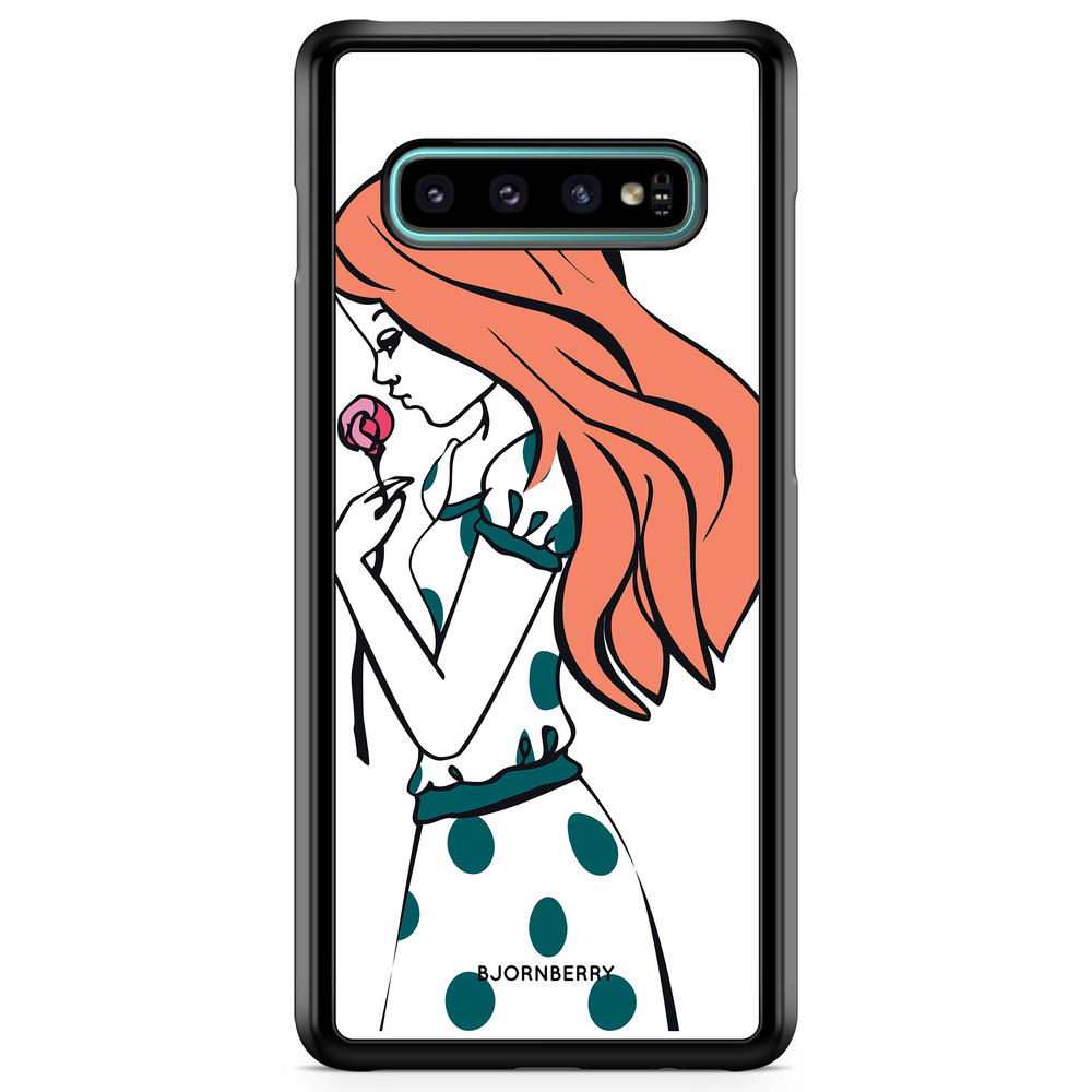 Samsung Galaxy S10 Case - Girl Rose