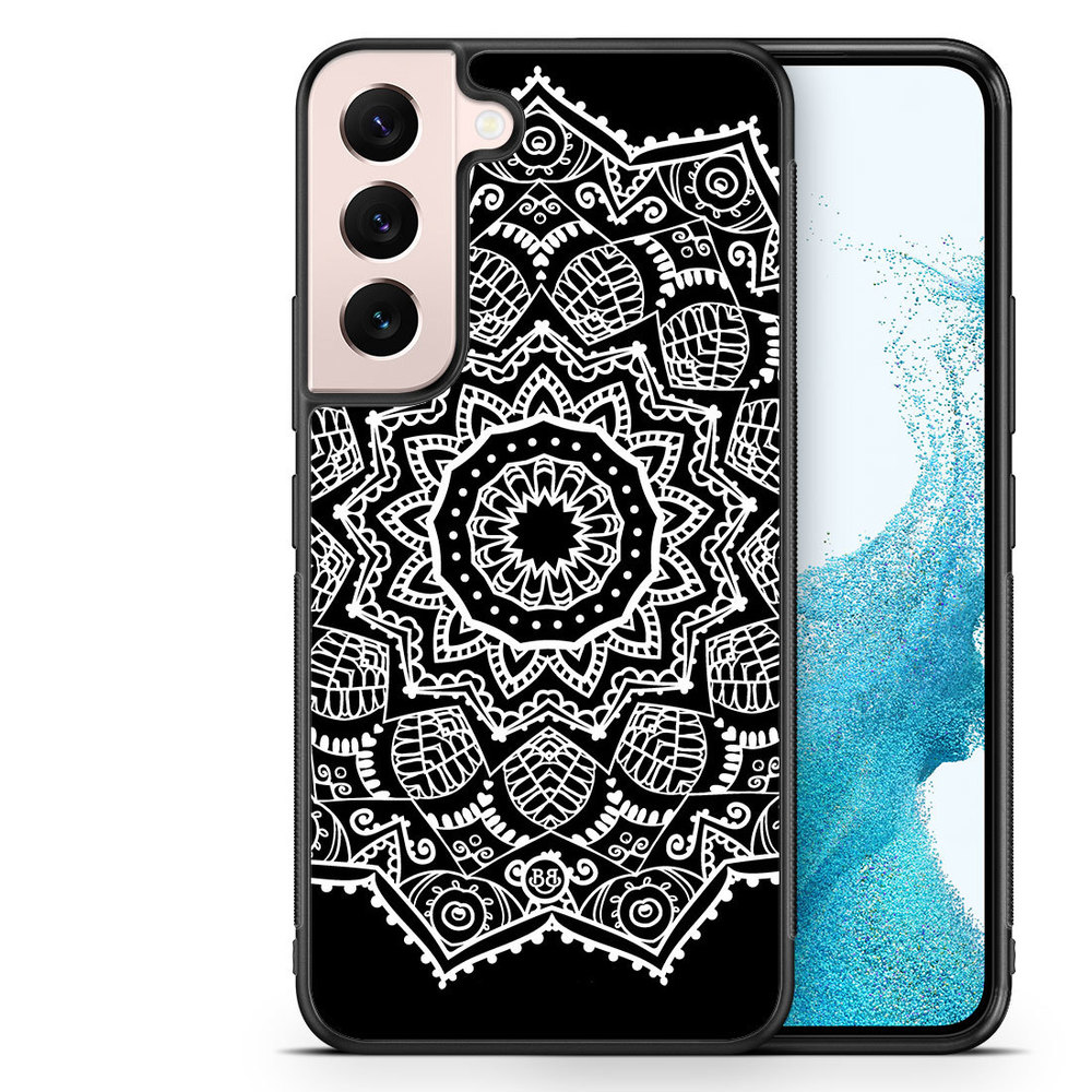Samsung Galaxy S22 5G Case - White Mandala
