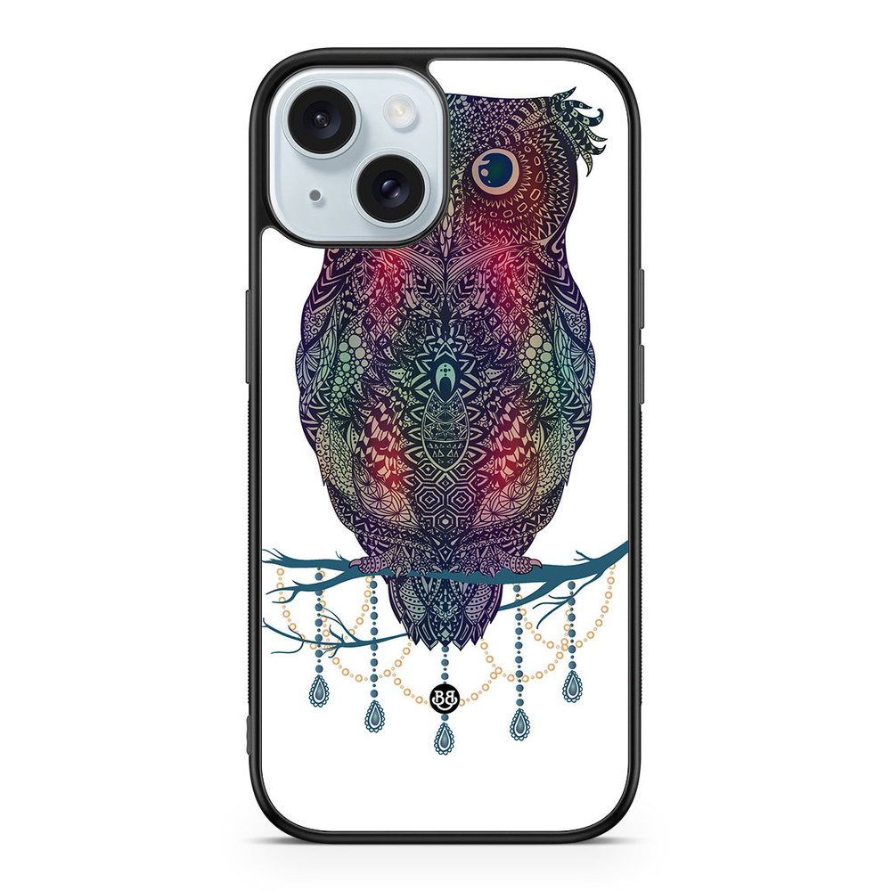 iPhone 15 Case - Mandala Owl