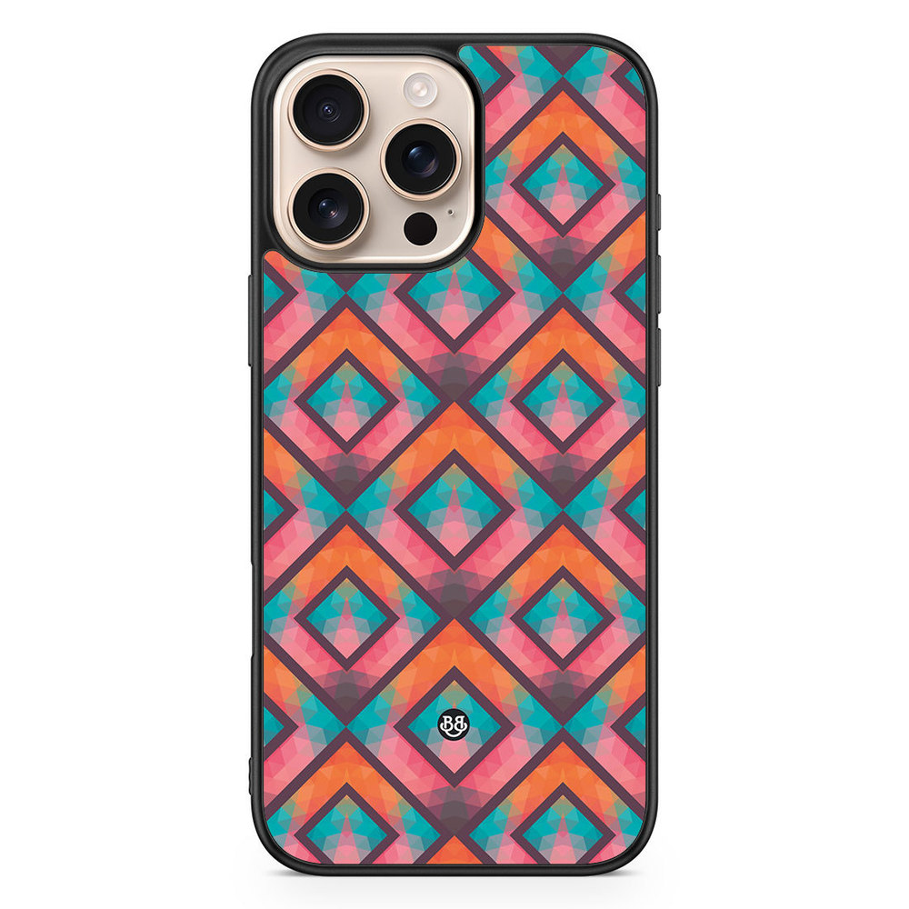 iPhone 16 Pro Max Case - Retro Squares