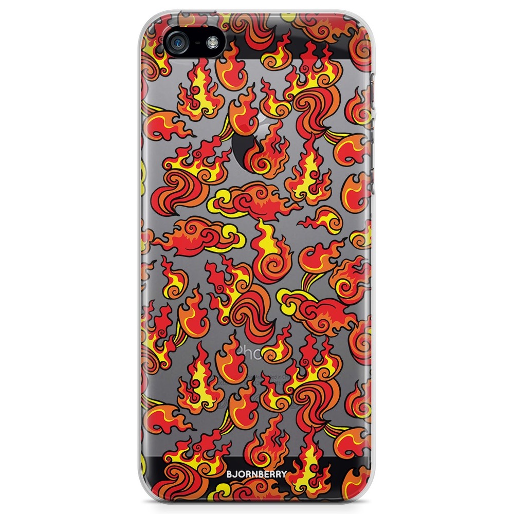 iPhone 5/5S/SE (2016) TPU Case - Fire