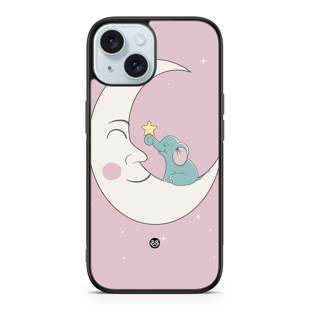 iPhone 15 Case - Elephant Moon