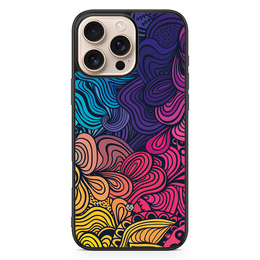 iPhone 16 Pro Max Case - Retro Flowers