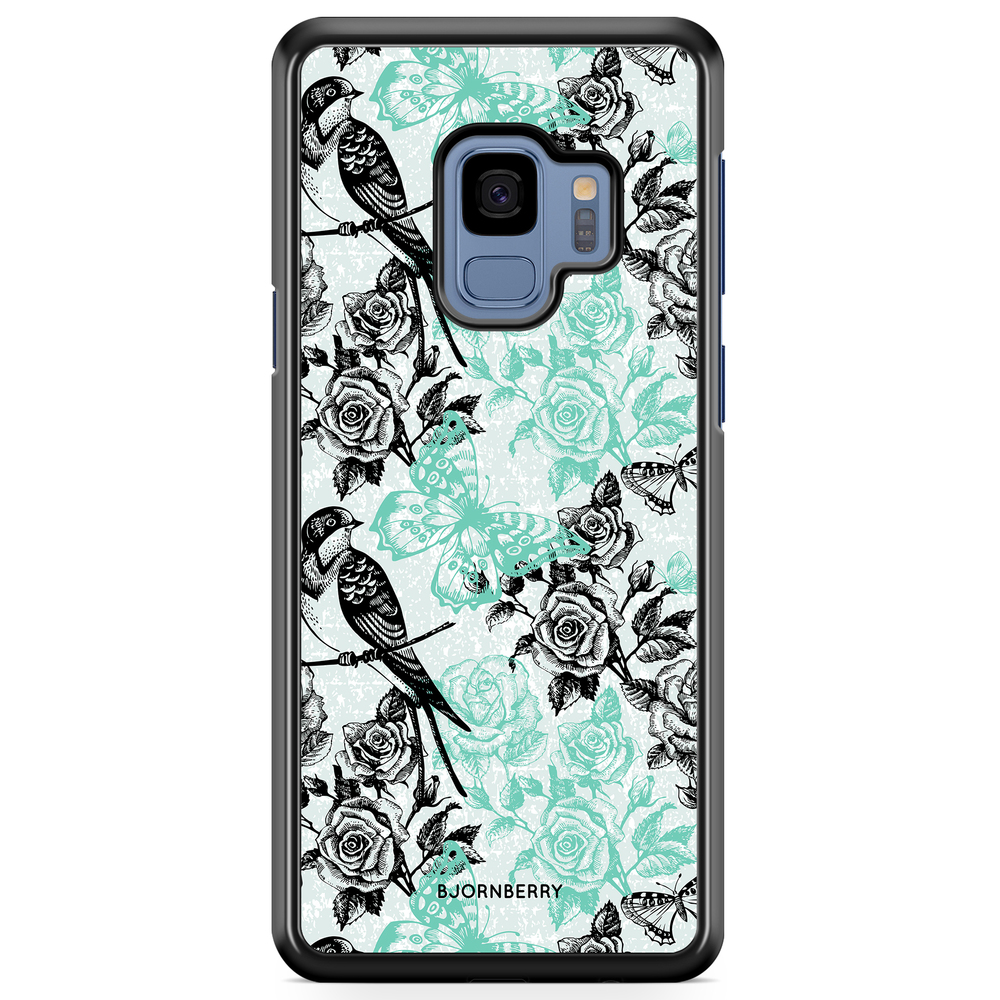 Samsung Galaxy S9 Case - Birds & Roses