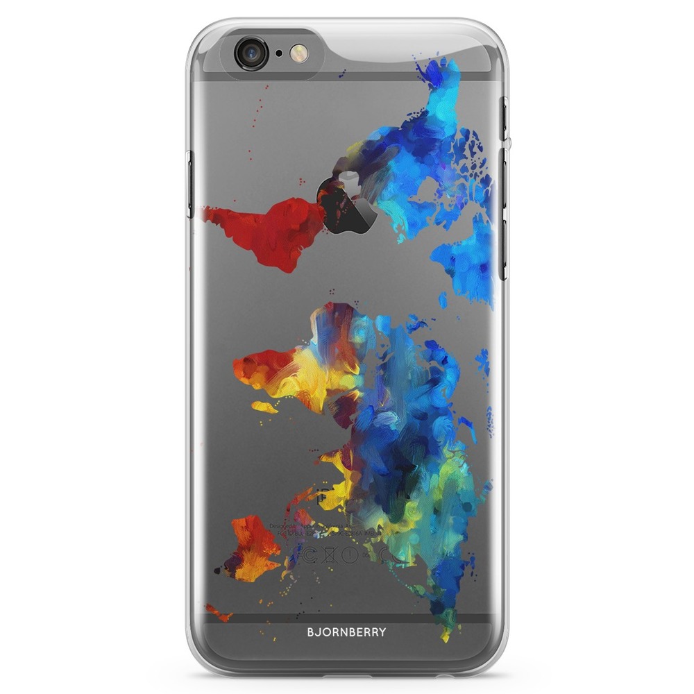 iPhone 6 Plus/6s Plus TPU Case - World Map