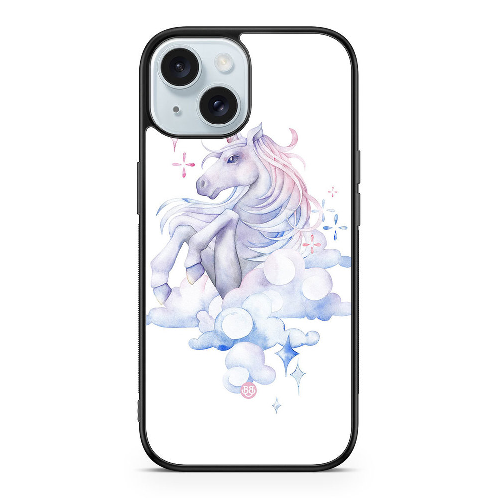 iPhone 15 Case - Watercolor Unicorn