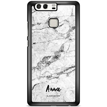 Huawei P9 Case Custom - White Marble Name