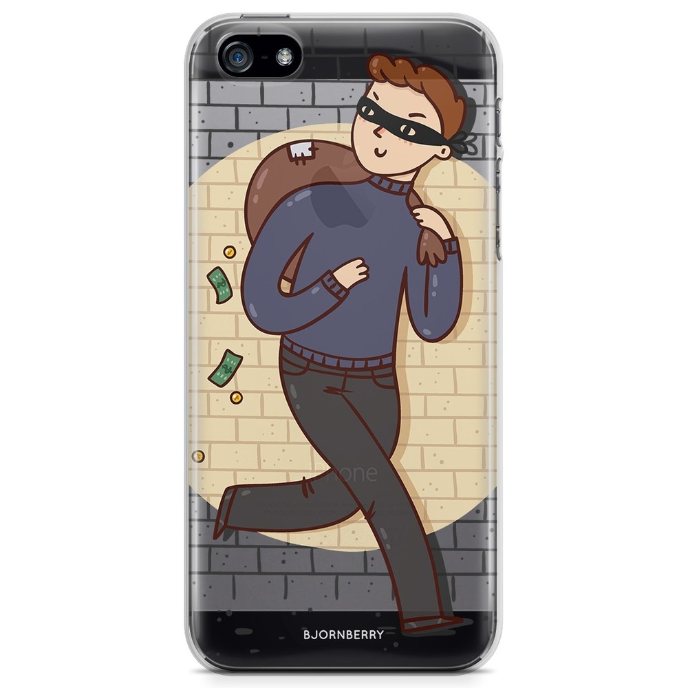iPhone 5/5S/SE (2016) TPU Case - Robber