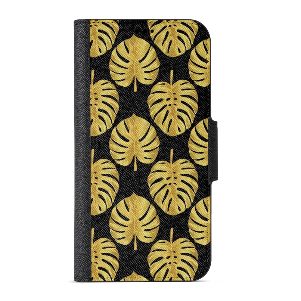 Naive Samsung Galaxy S7 Wallet Case- Monstera