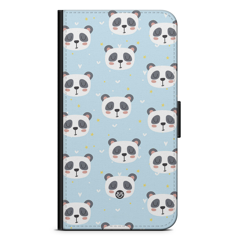 Samsung Galaxy A04s Wallet Case - Panda Pattern