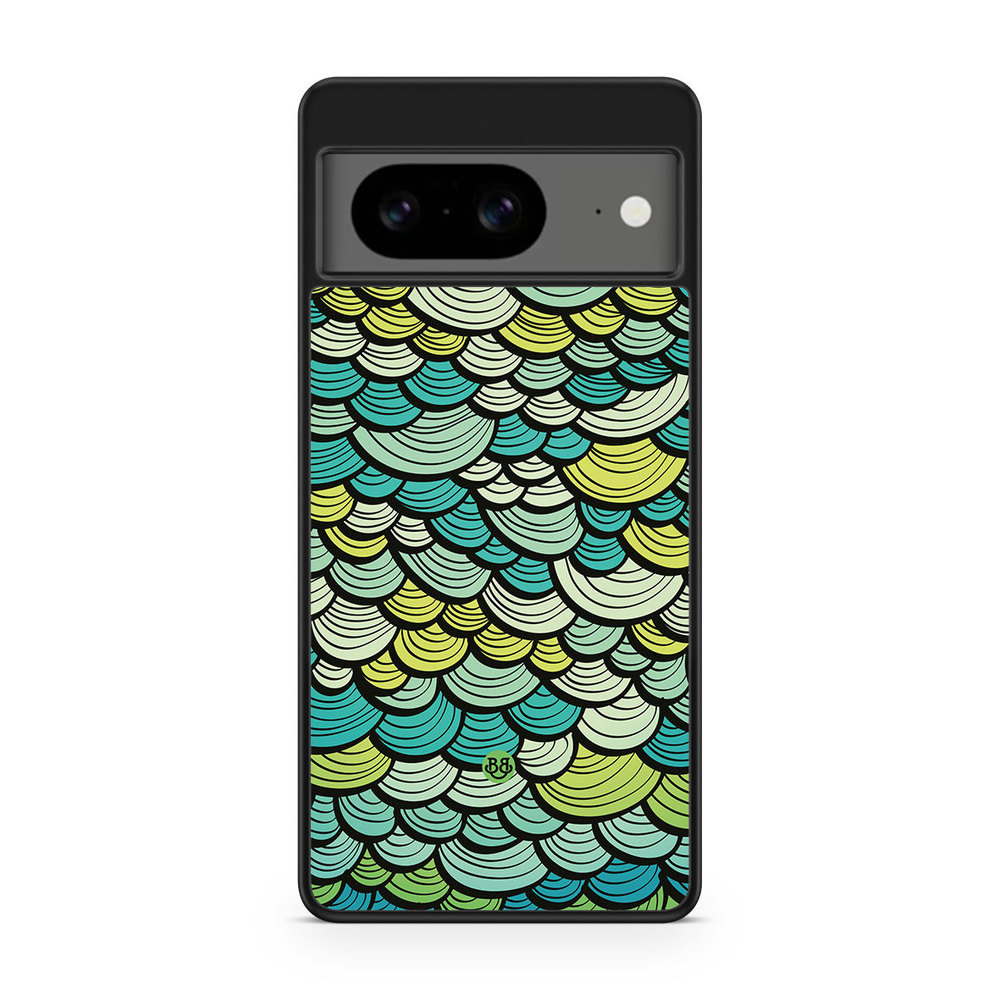 Google Pixel 8 Case - Green Mermaid Scales