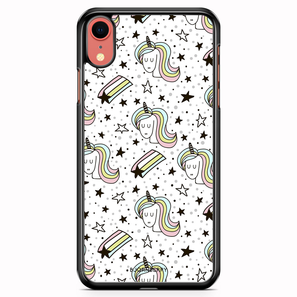 iPhone XR Case - Unicorn Pattern