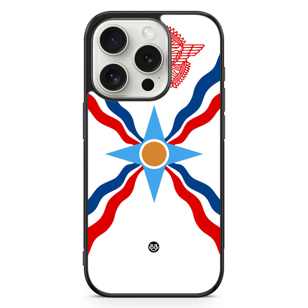 iPhone 15 Pro Case - Assyrian flag