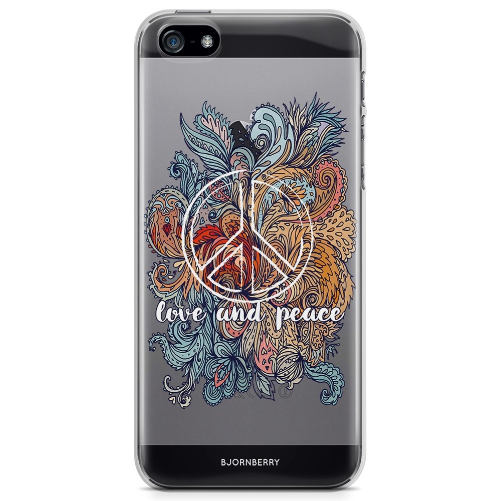 iPhone 5/5S/SE (2016) TPU Case - Love and peace