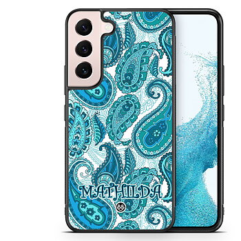 Samsung Galaxy S23 5G Custom Case - Paisley Name
