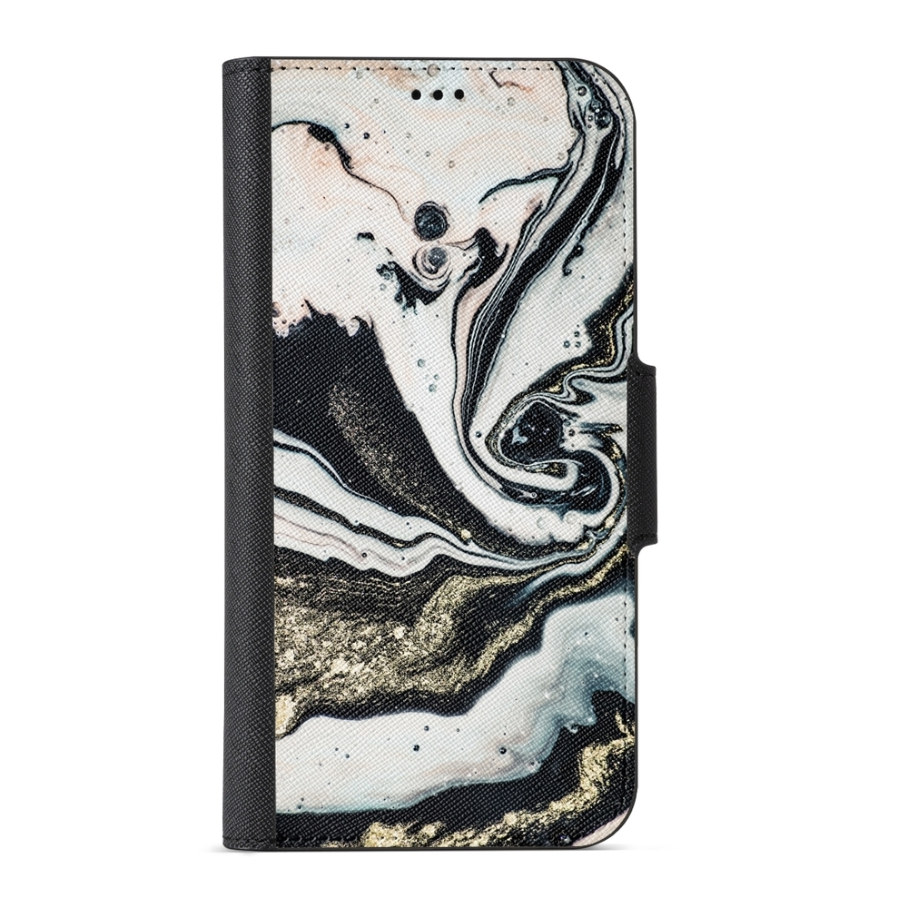 Naive Samsung Galaxy S7 Wallet Case- Golden Swirl