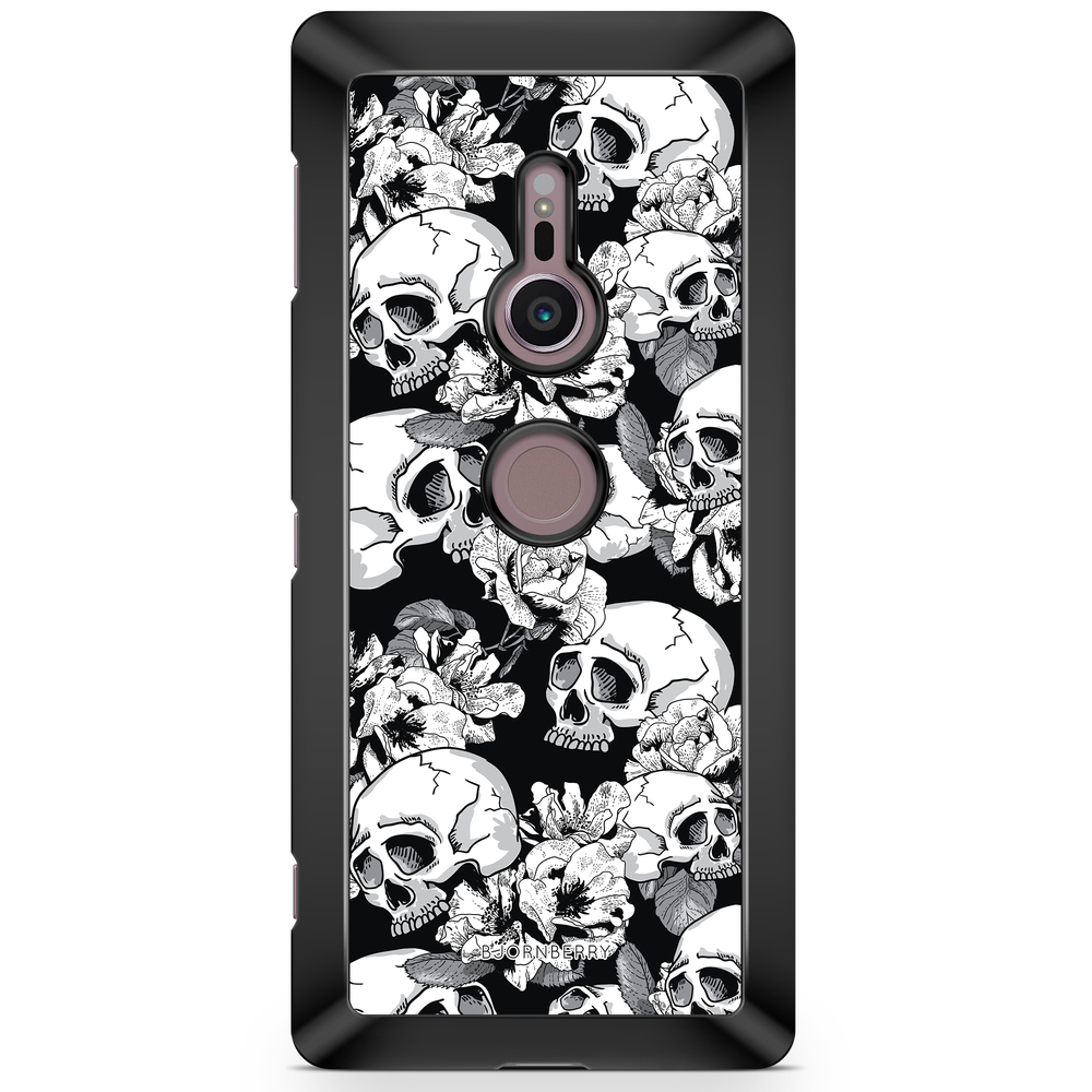 Sony Xperia XZ2 Case  - Skull & Roses