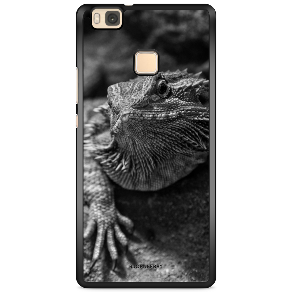 Huawei P9 Lite Case - Black/White Lizard