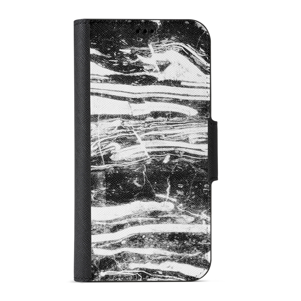 Naive Samsung Galaxy S7 Wallet Case- Black Storm