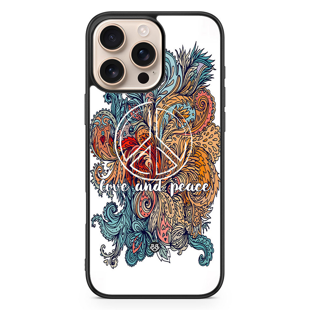 iPhone 16 Pro Max Case - Love and peace