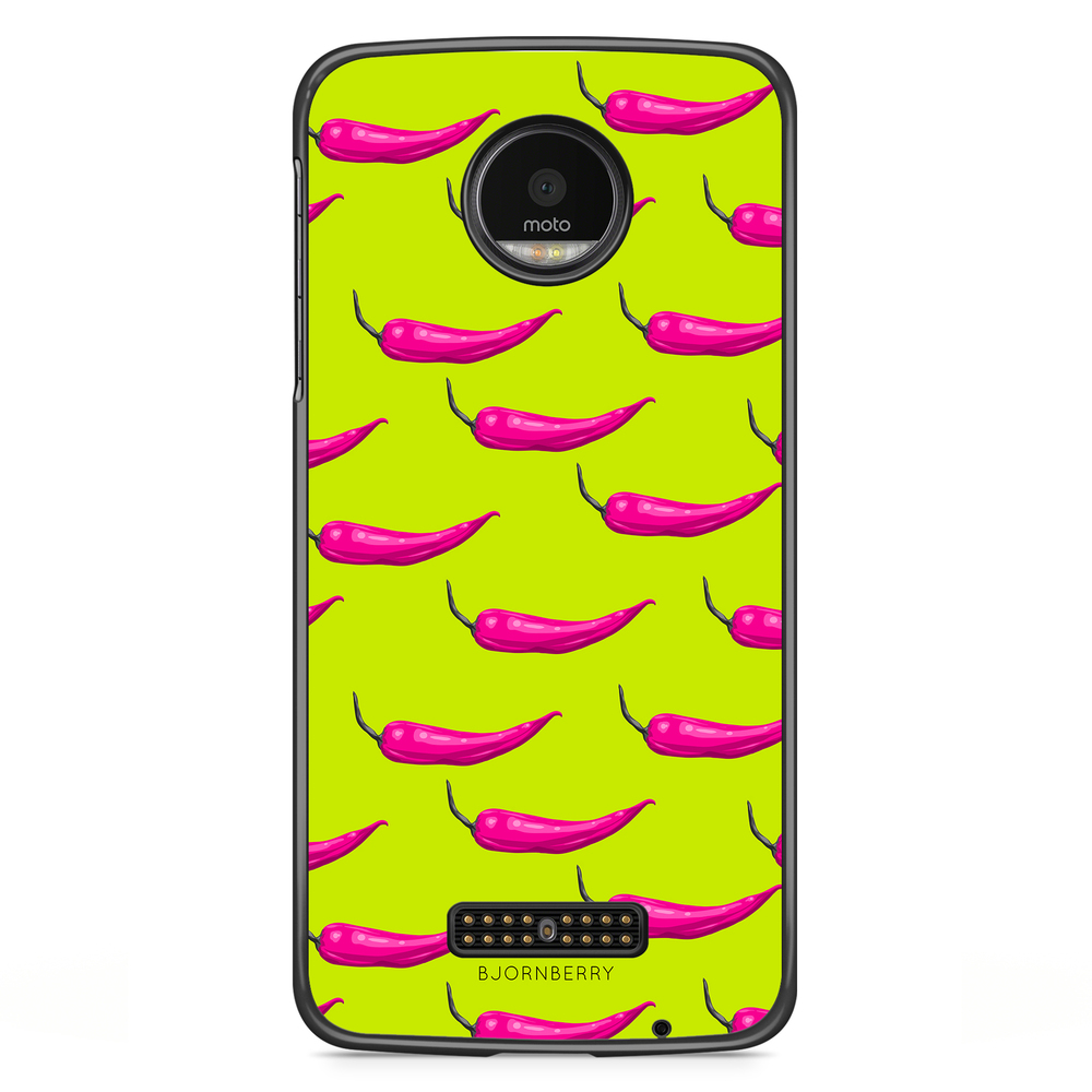 Motorola Moto Z Case - Chilli Pattern